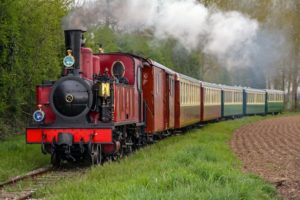 Steam,Locomotive,In,The,Countryside